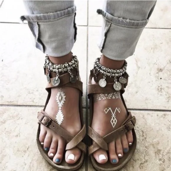 NWT Birkenstock Yara Habana brown leather Women’s size 38 US 7-7.5 sandals - Picture 4 of 7